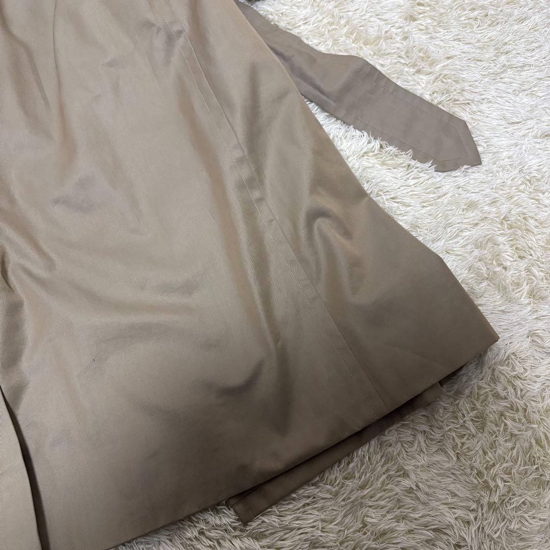 【大人気】バーバリー トレンチコート ノバチェック 玉虫色 カーキ マキシ丈