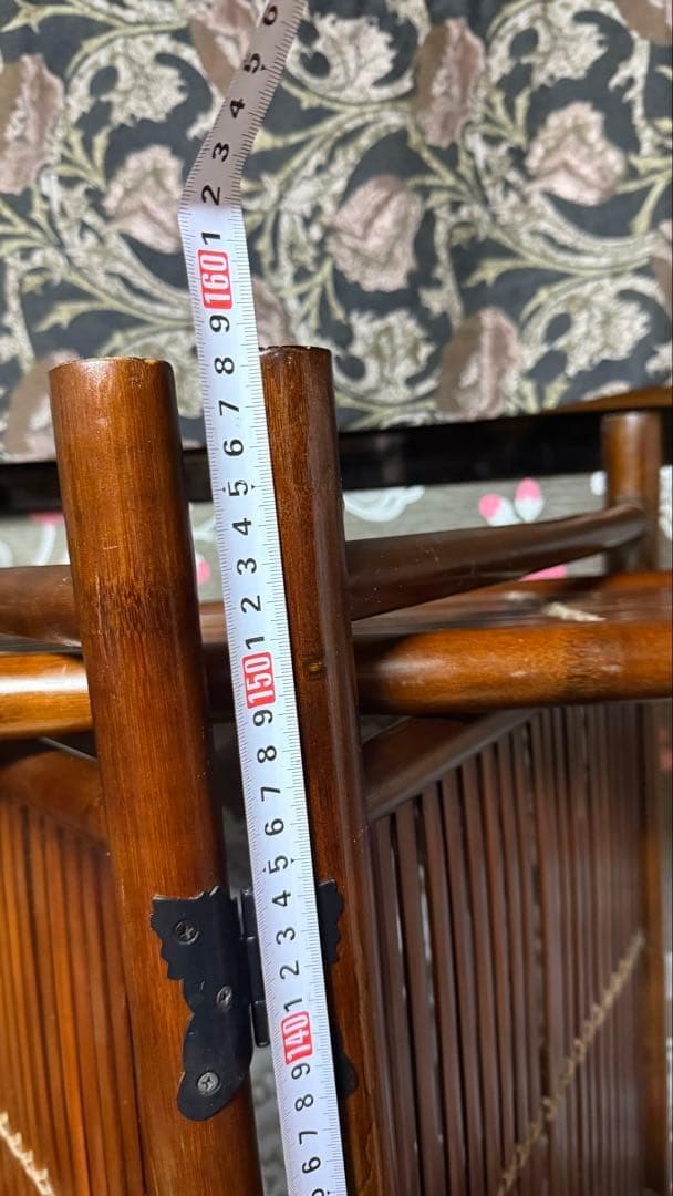 sana⚠︎プロフご一読ください様竹 飾り棚 衝立 昭和レトロ 什器 インテリア