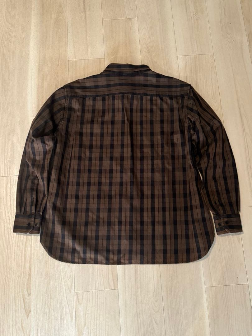 YOKO SAKAMOTO 17AW ナイロンチェックシャツ