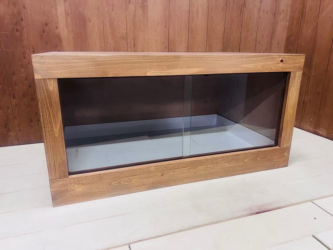 大型木製ケージ 900×600×450 小動物、爬虫類用 未使用