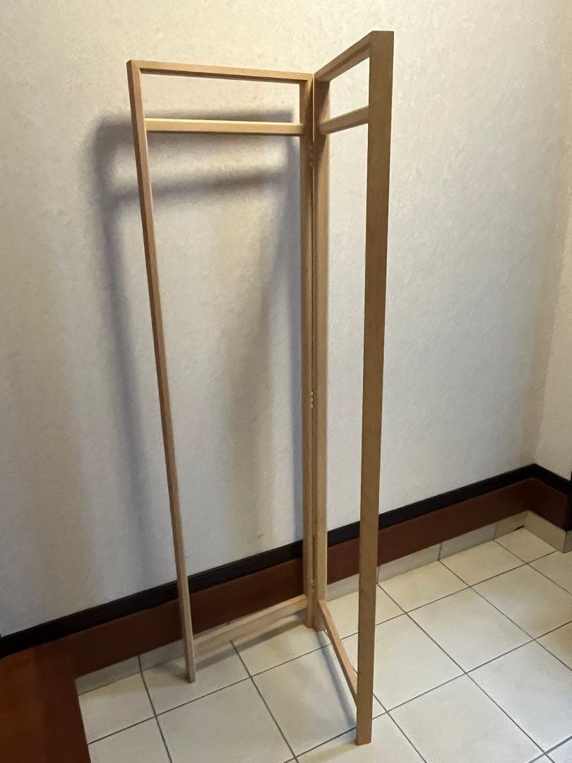 送料無料　東屋 衣桁 檜 長丈並幅　衣紋掛け　ハンガーラック　ハンガースタンド