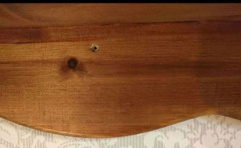 0904:壁掛け4段シェルフ　北欧・アメリカンタイプ 　未使用品