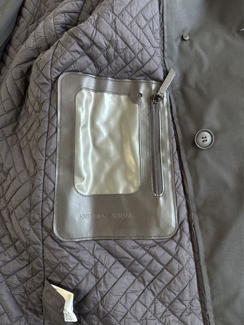 EMPORIO ARMANI エンポリオアルマーニ ライナー付きトレンチコート
