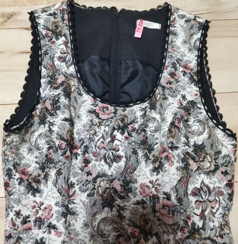 MILK 花柄ワンピース アンティーク ヴィンテージ ドレス