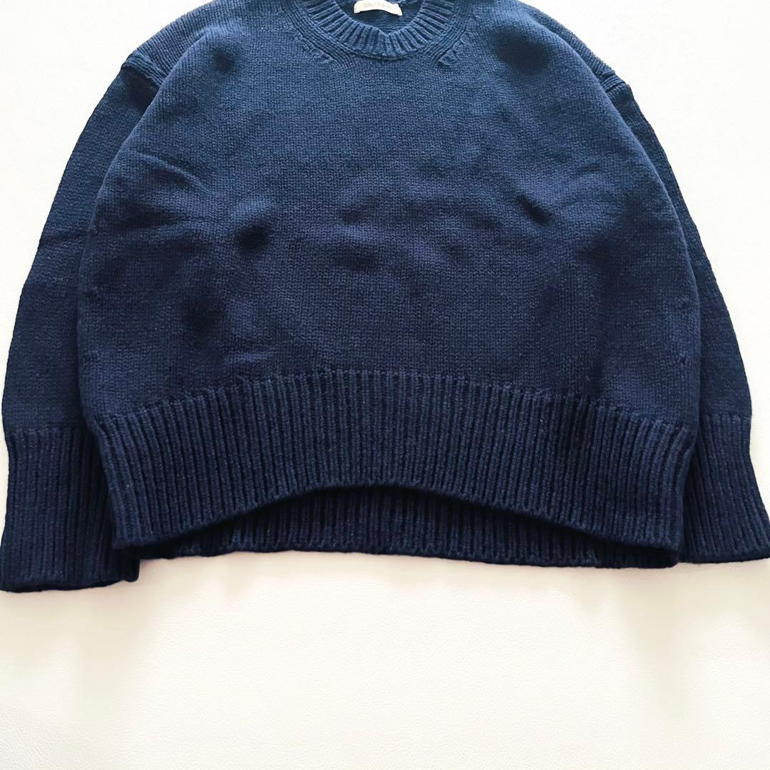 ねこさま 未使用級＊ギャルリーヴィー　ファインウール クルーネックプルオーバー