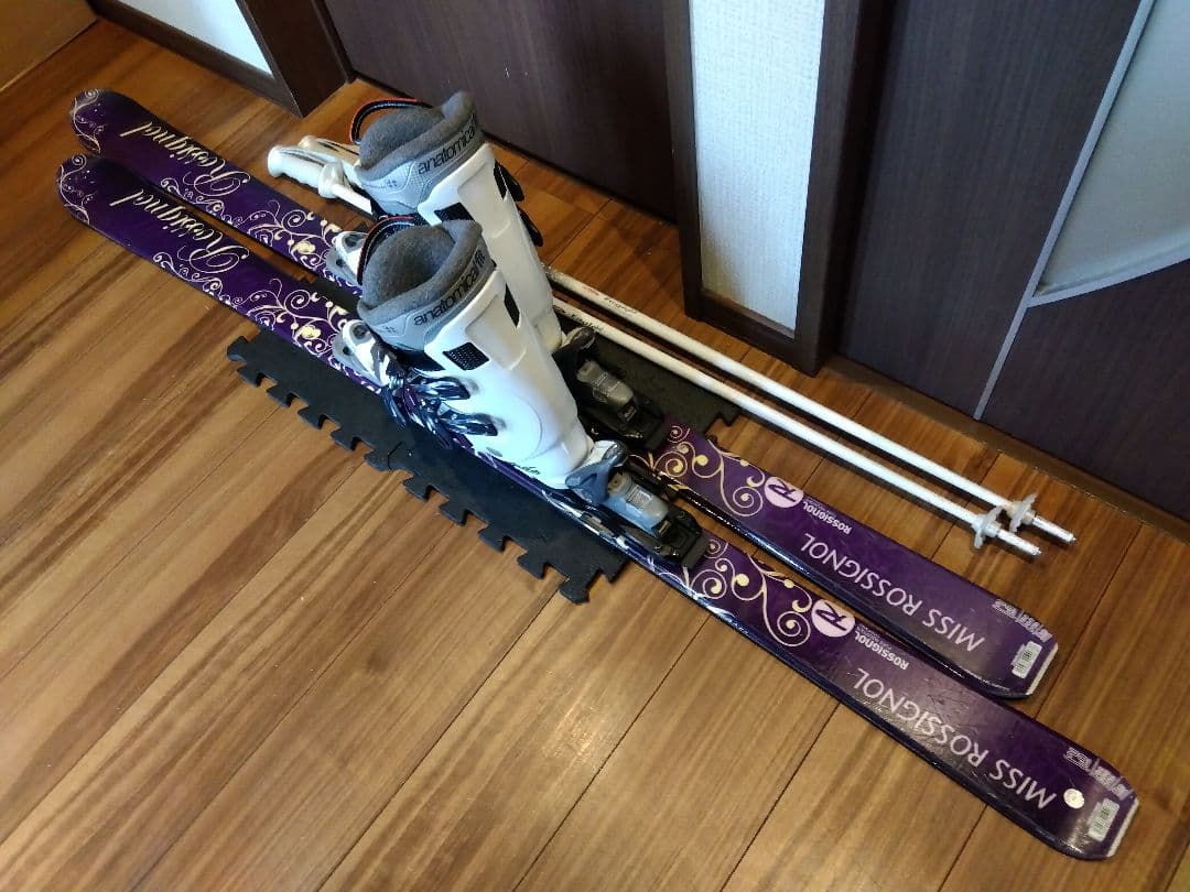 【ハイブランド】ROSSIGNOL/女性用/スキーセット/メンテ・WAX済み✔