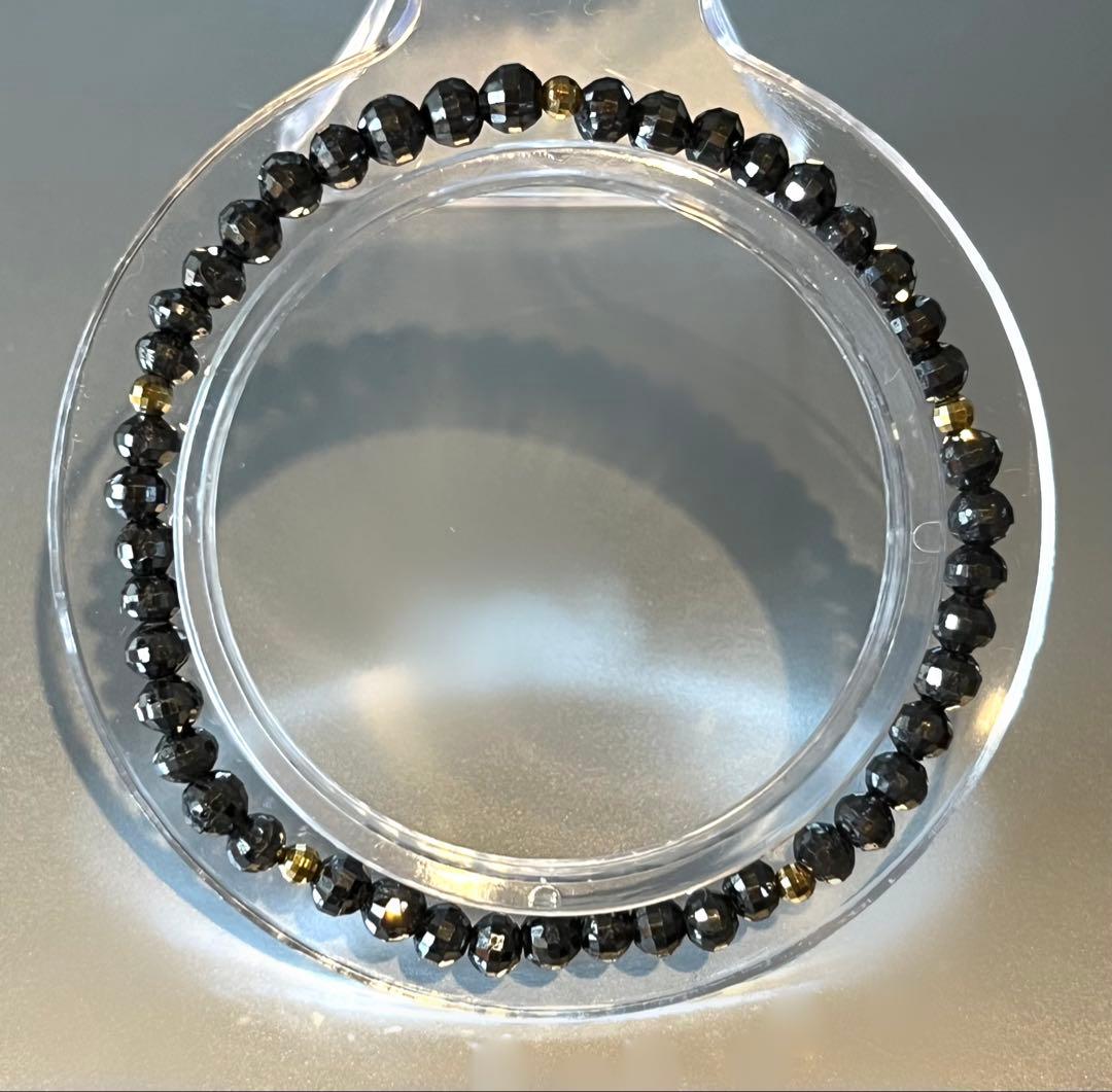 クリスマスセール　ブラックダイヤモンド　ブレスレット