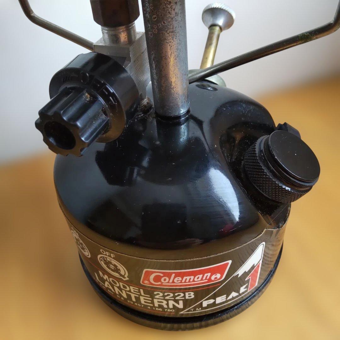 コールマン ピークワン ランタン 222B とシルクライト20マントル1枚