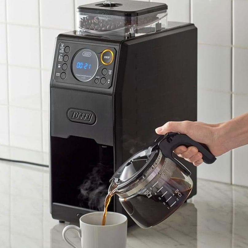 Toffy 全自動ミル付カスタムドリップコーヒーメーカー K-CM9-RB