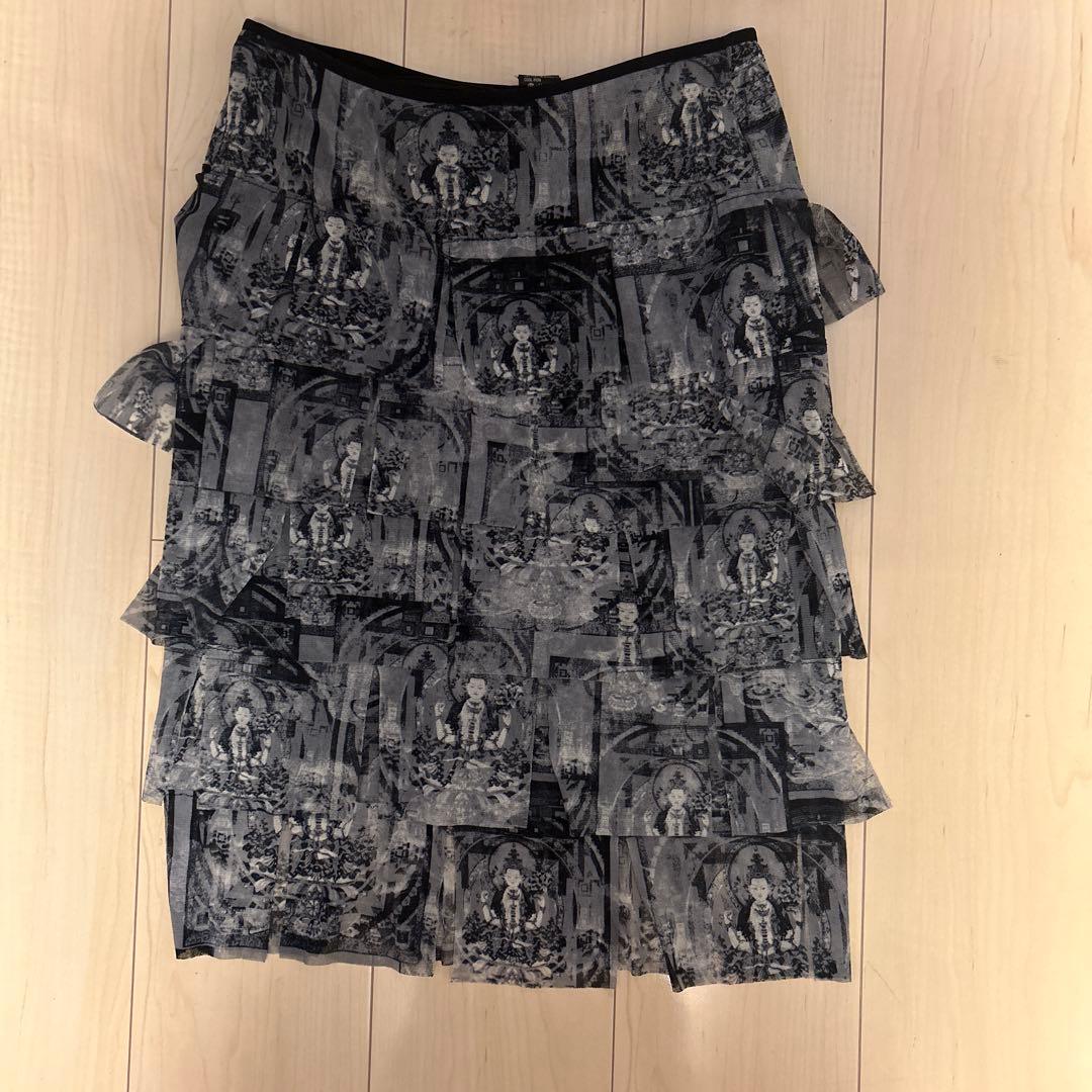 【激レア】ヴィヴィアンタム　ブッダ柄フリンジスカート
