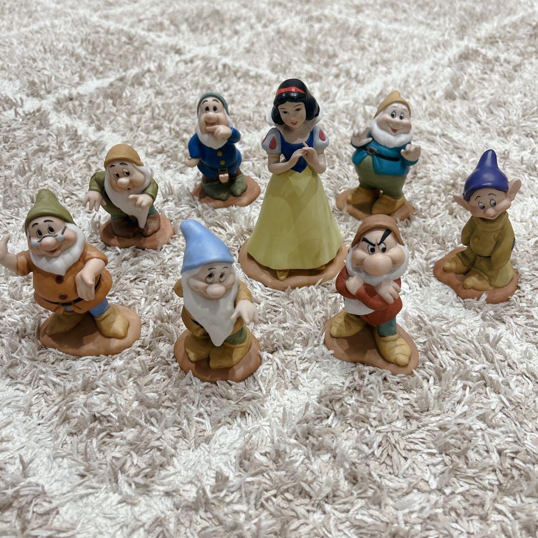 【希少】ディズニー　白雪姫と7人の小人　 Sankyo Shoji 置物　セット