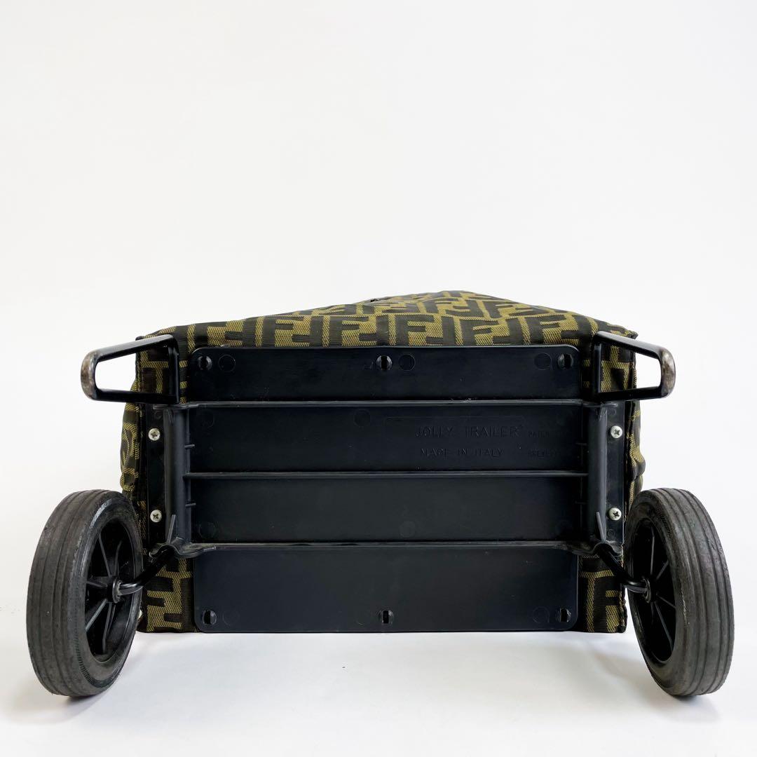 FENDI フェンディ ズッカ キャリーケース 二輪 旅行 カート キャンバス