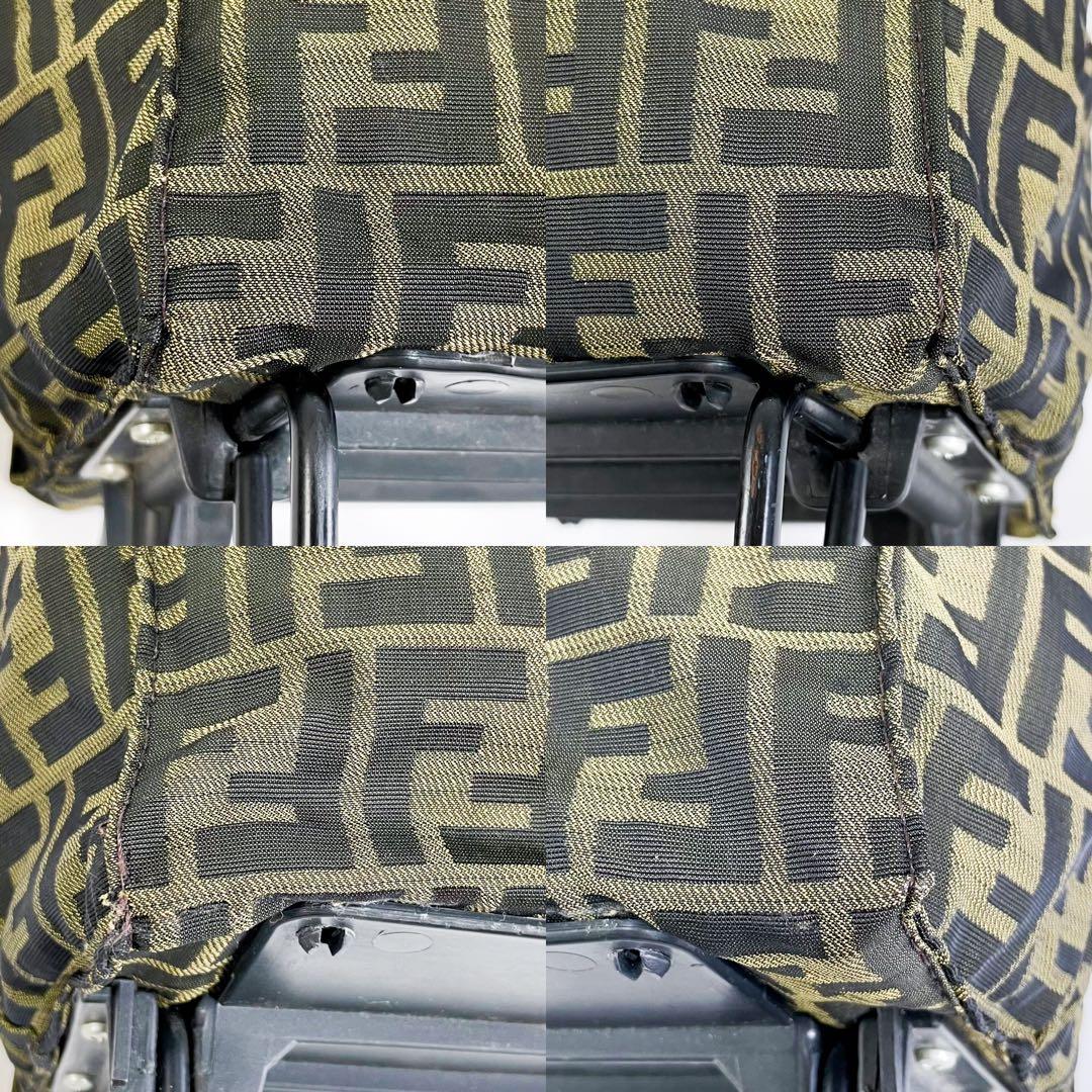 FENDI フェンディ ズッカ キャリーケース 二輪 旅行 カート キャンバス