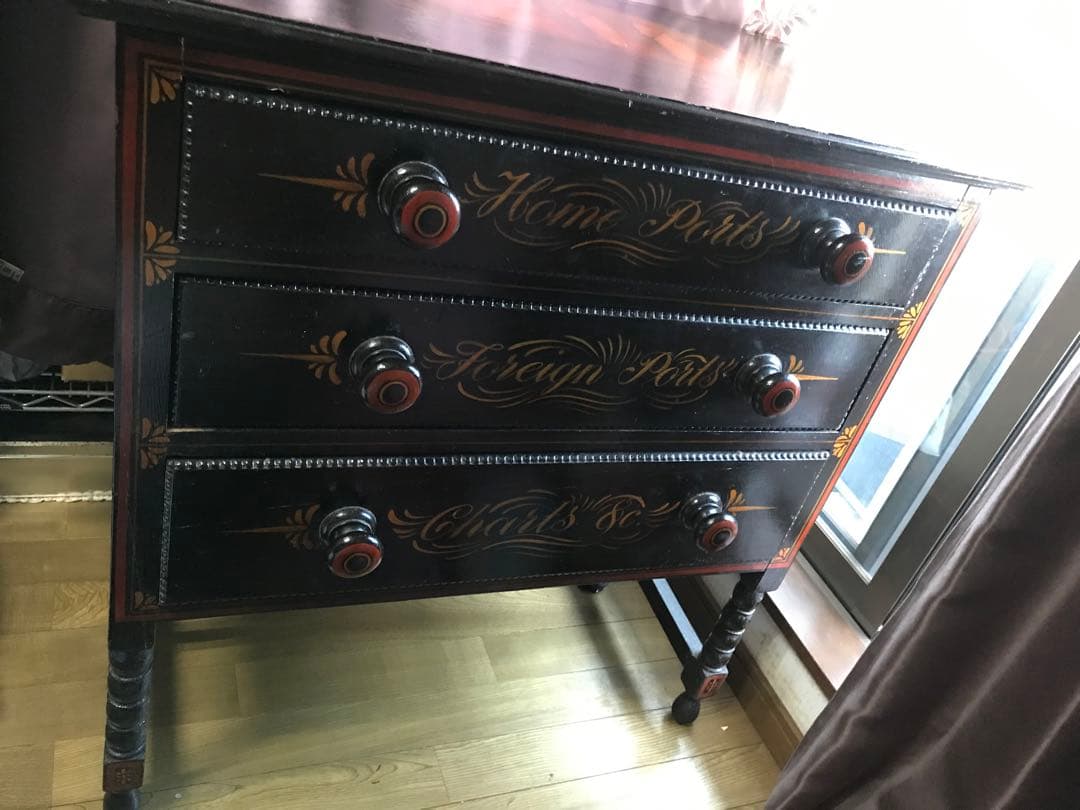 アンティーク　家具　　木製　チェスト