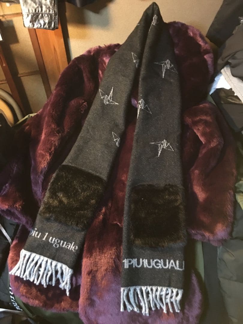 小物 1piu1uguale3 ECOFAR POCKET MUFFLER BL