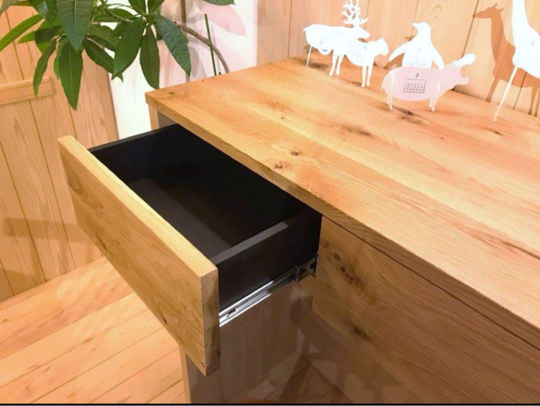 【ニッポネアブランド】北欧風カウンターテーブル/ホワイトオーク/新生活、模様替え