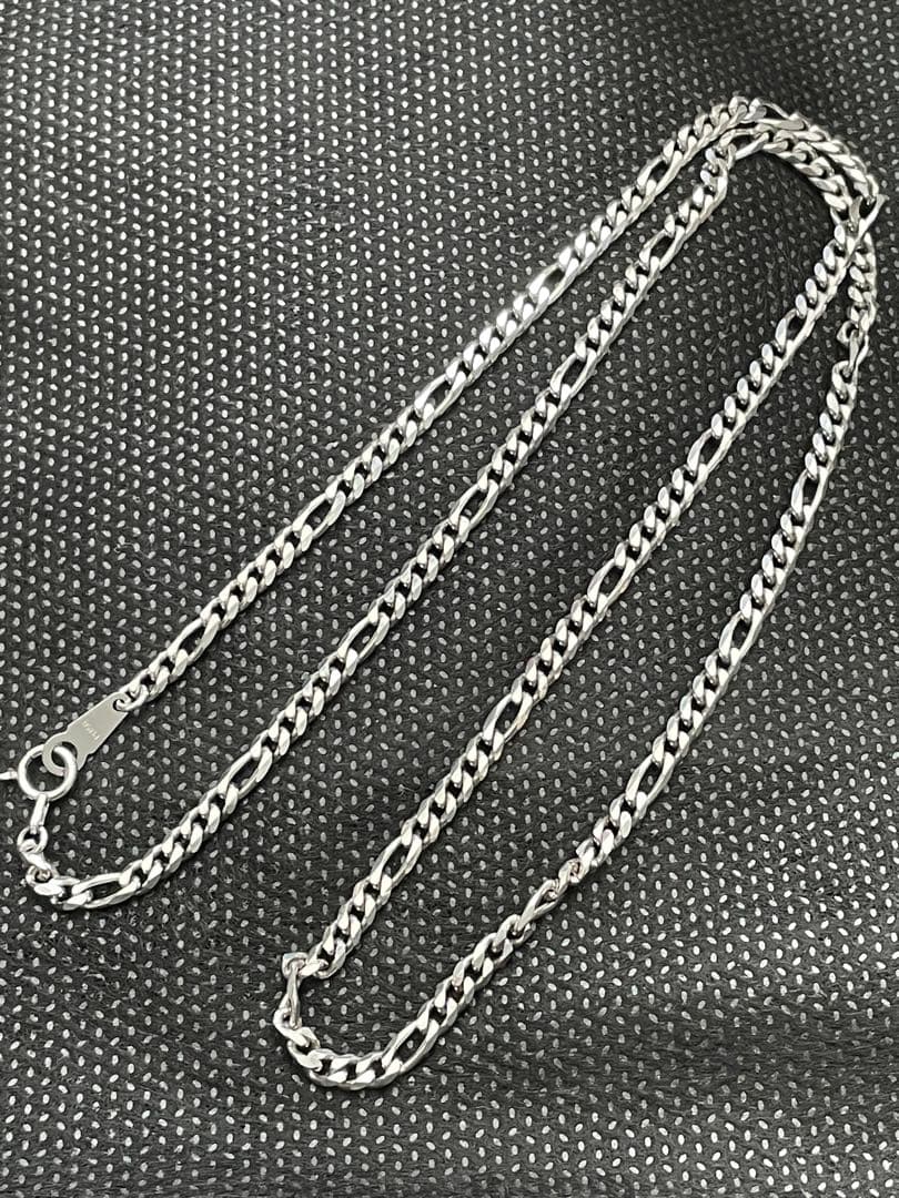 プラチナ　キヘイネックレス　喜平　フィガロチェーン　PT850 メンズ　PT刻印