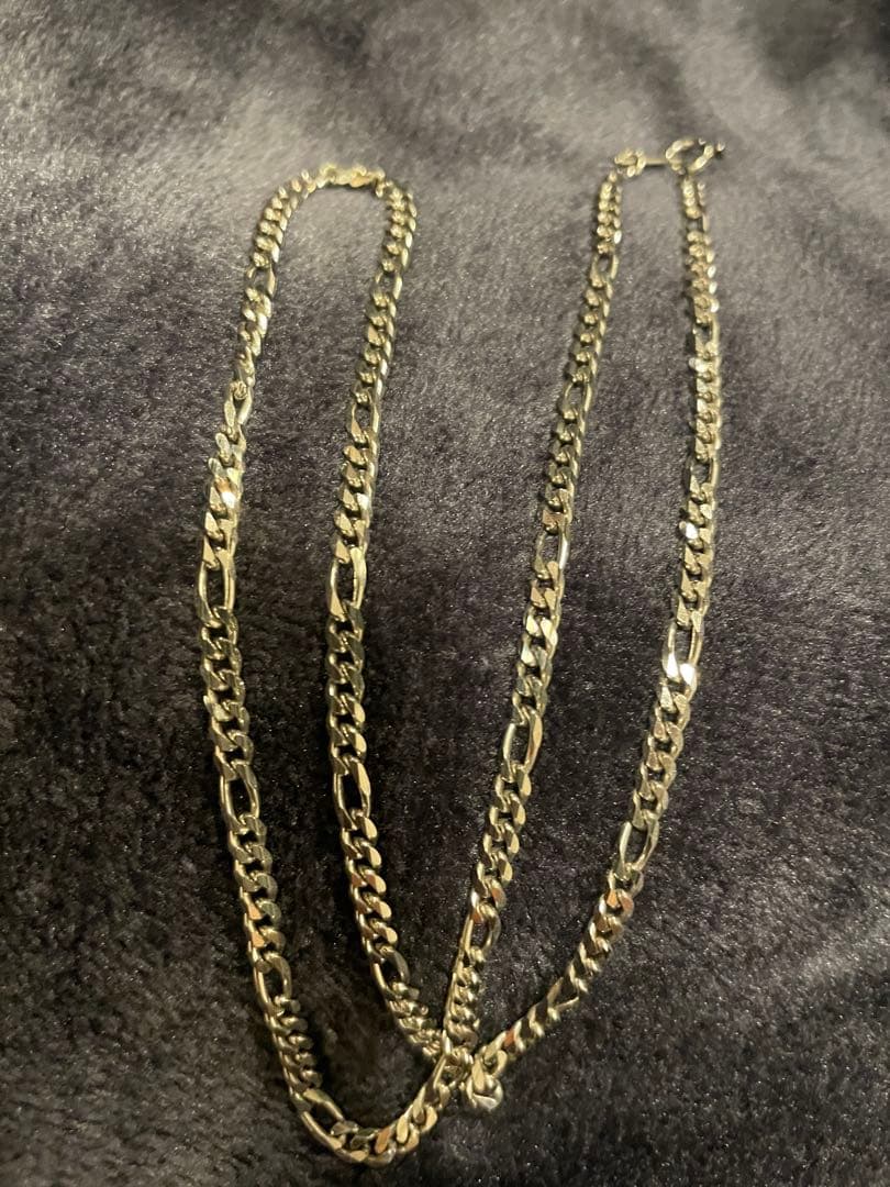 プラチナ　キヘイネックレス　喜平　フィガロチェーン　PT850 メンズ　PT刻印