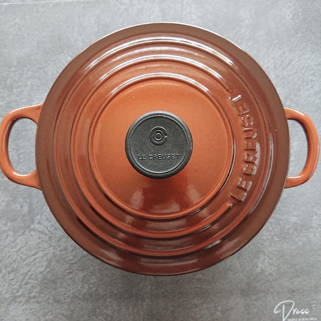 ★未使用★LE CREUSET ココットロンド 18cm チェスナット
