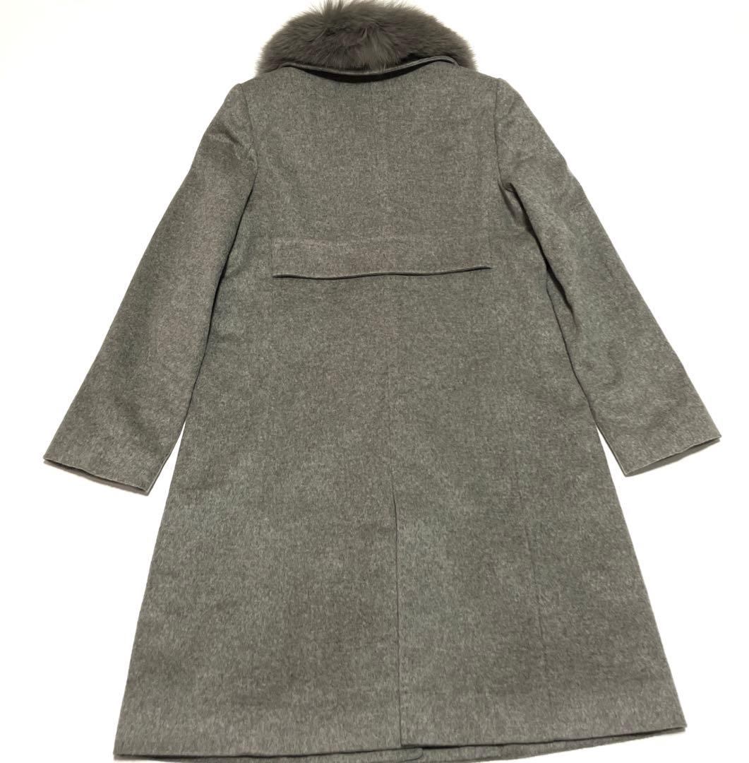 ✨極美品✨三京商会 Filomo カシミヤ100% グレー ロングコート2way