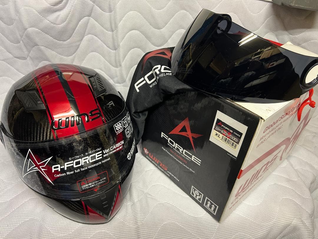 WINS A-FORCE Ver.CARBON XL レッド/ブラック
