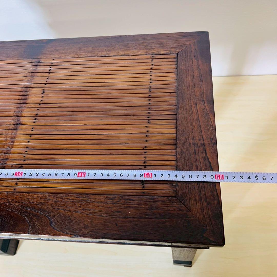 Bamboo サイドテーブル アジアン家具 ローテーブル レトロ アンティーク
