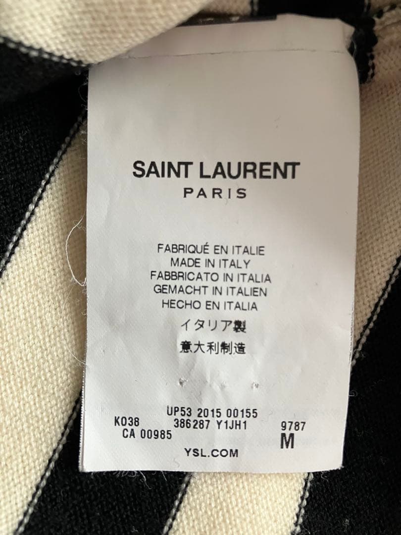 SAINT LAURENT ボーダー ニット セーター サンローランパリ M