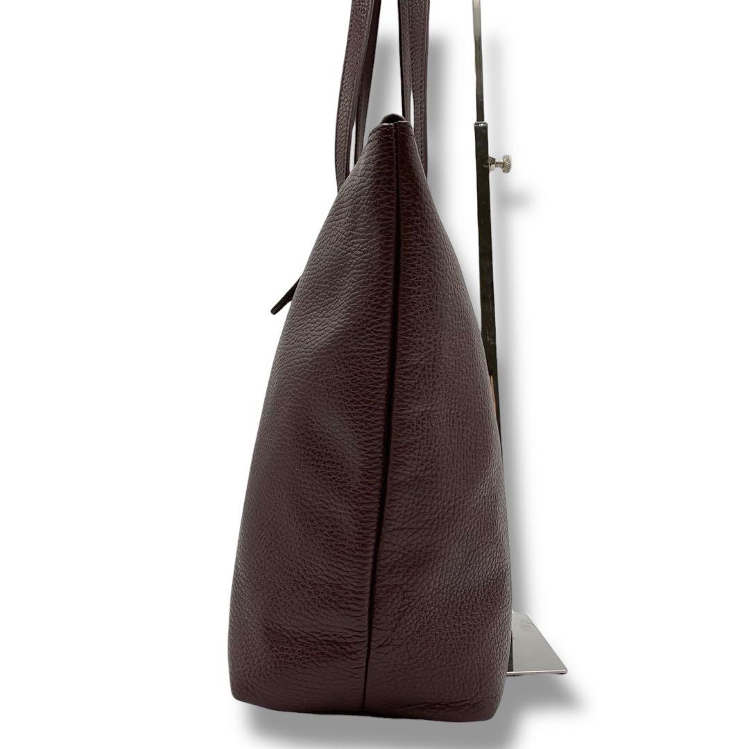 現行・美品✨フルラ トートバッグ ビジネスバッグ 肩掛け レザー ブラウン A4