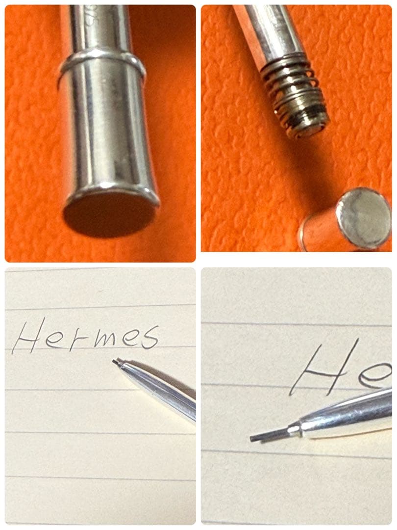 エルメス　HERMES 難あり　シャープペンシル シャーペン　シルバー925
