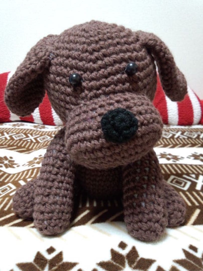 毛糸　手編み　 犬服　犬ニット　ハンドメイド