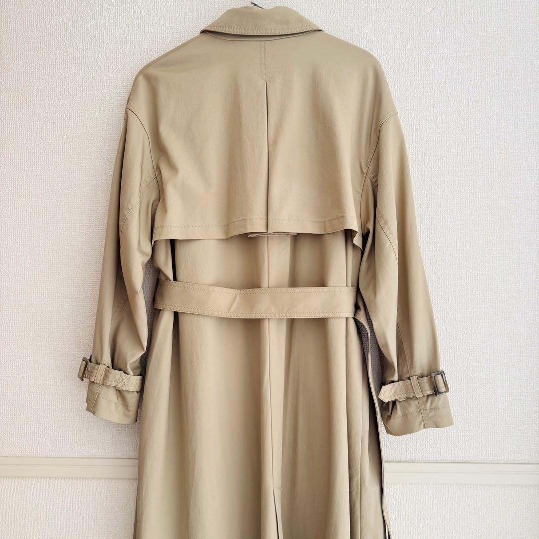 【美品】北欧暮らしの道具店 着こなしきまるトレンチコートベージュ Sサイズ