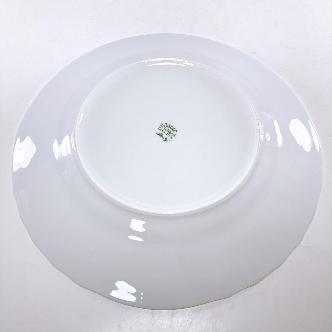 リチャードジノリ ベッキオホワイト プレート(26.5㎝) 4枚セット　☆