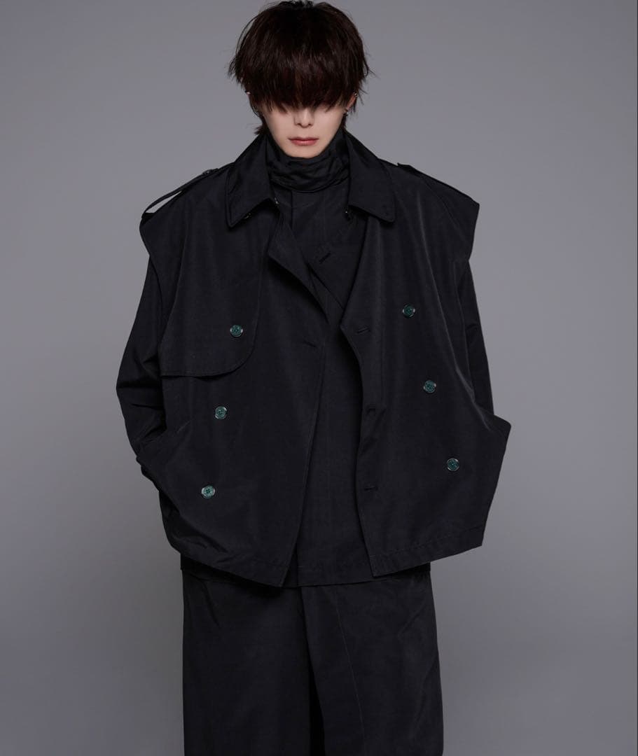 ADRER 7 way coat ブラック Sサイズ トレンチコート ブルゾン