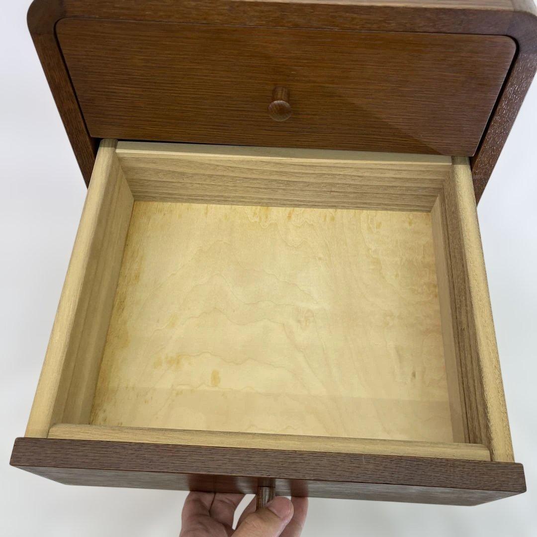 美品　日進木工　NISSIN ブリック・ブロック チェスト　天然木　ブラウン　棚