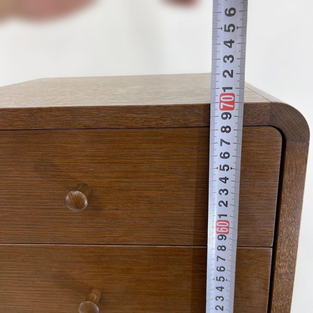 美品　日進木工　NISSIN ブリック・ブロック チェスト　天然木　ブラウン　棚