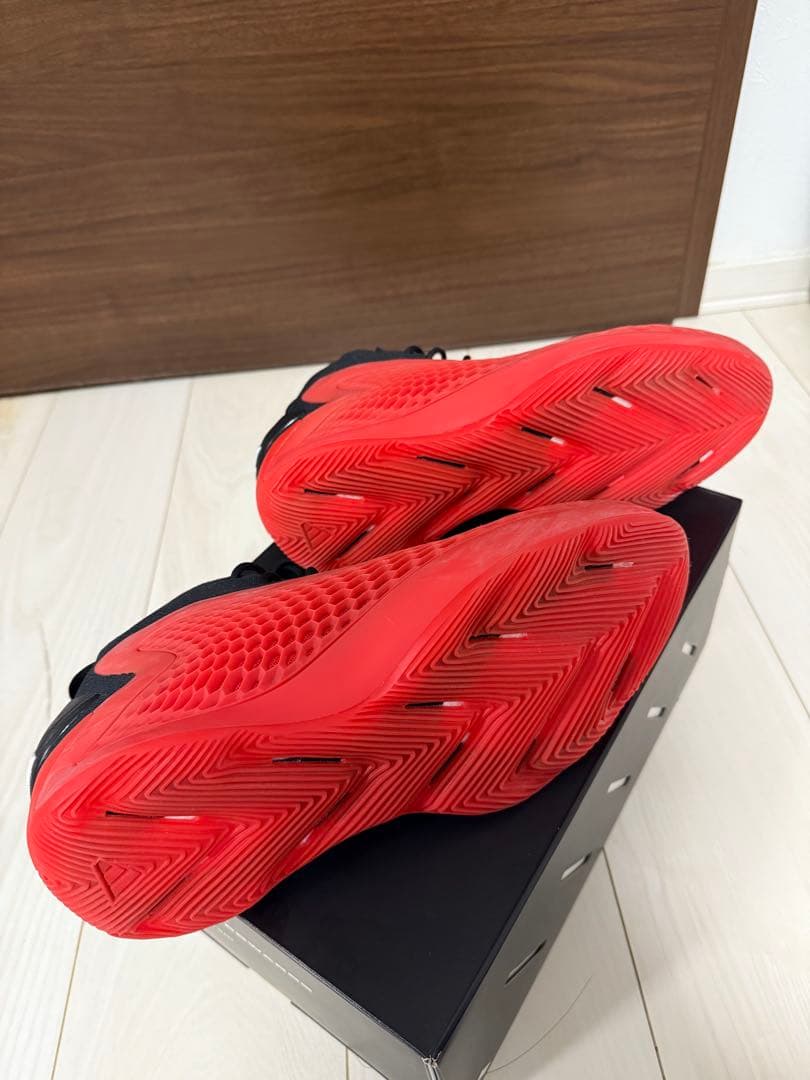 adidas AE1 ミドルカット27.0センチ　赤　使用1日　サイズ広め設定