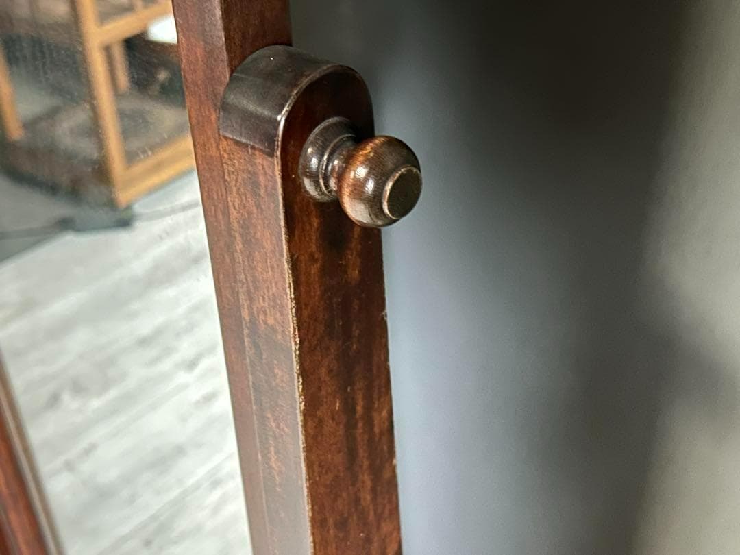 九州民芸家具　スタンドミラー　姿見　民芸品　アンティーク　ヴィンテージ　IZ