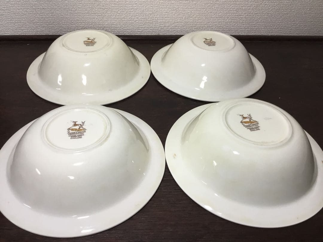 スージークーパー◆ボウル4個 ピンク◆ドレスデンスプレイ サラダボウル