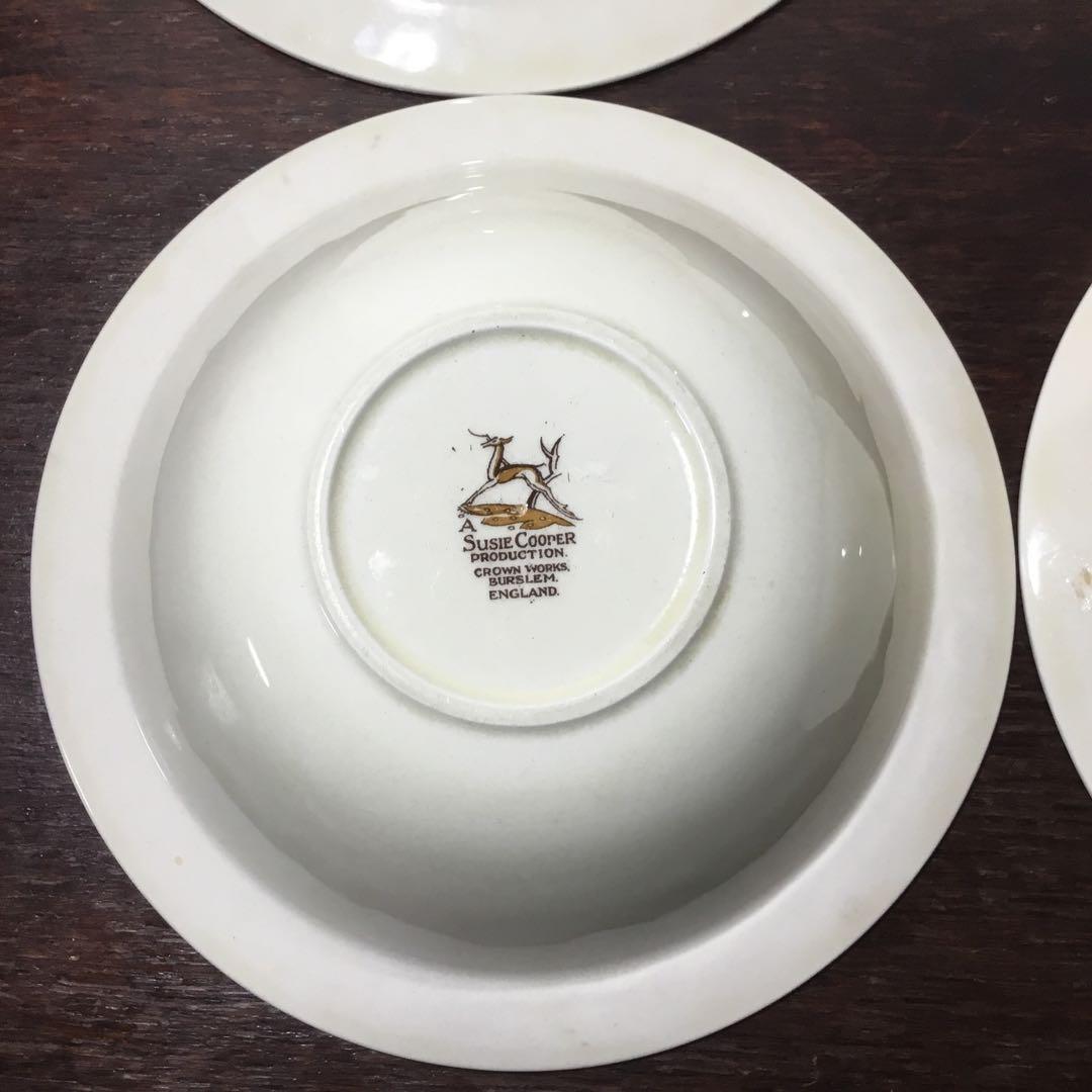 スージークーパー◆ボウル4個 ピンク◆ドレスデンスプレイ サラダボウル