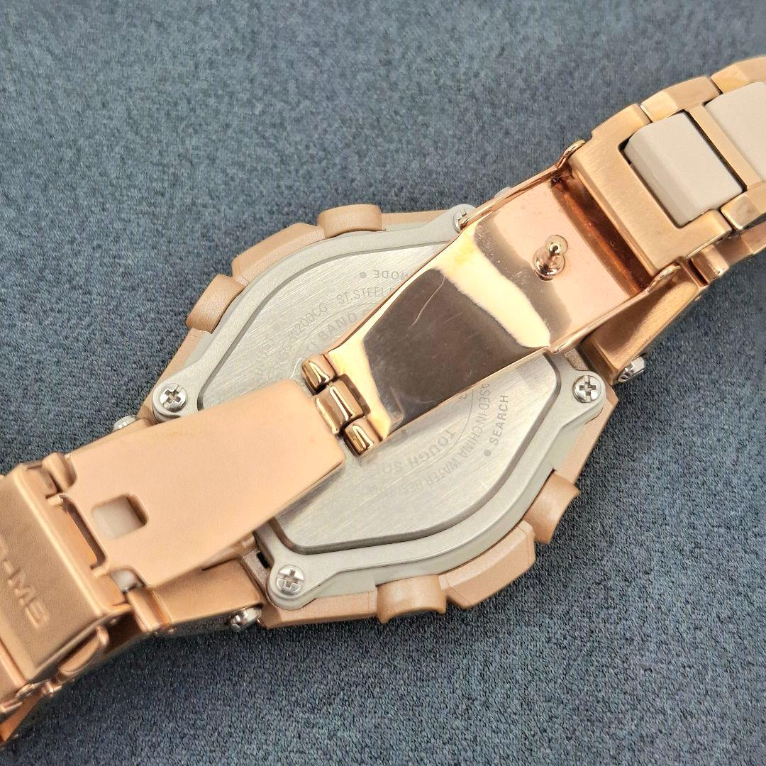 ✨美品箱付 カシオ ベビージー MSG W200CG ソーラー 電波 ピンク