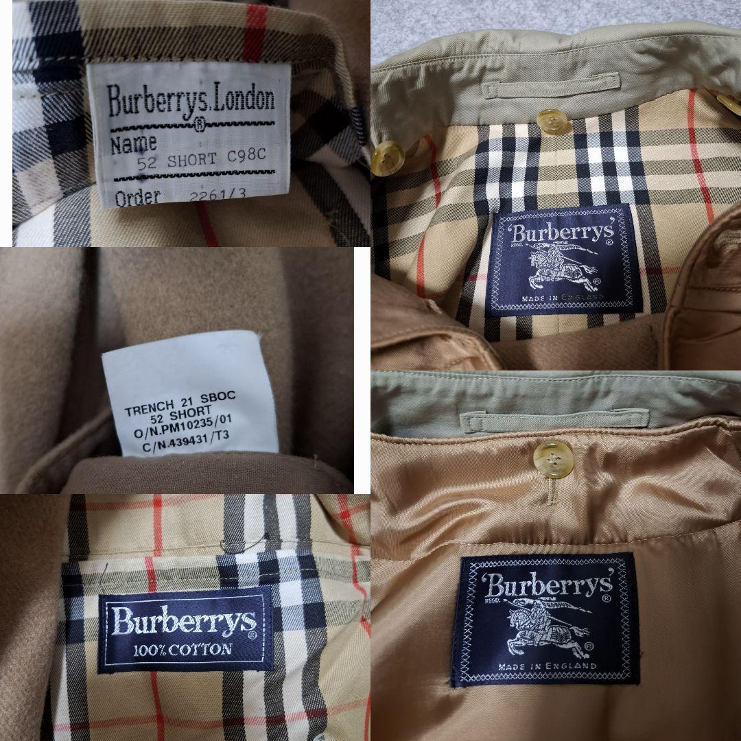 J*y様 希少　デッドストック級　90s　一枚袖　バーバリー トレンチコート　5