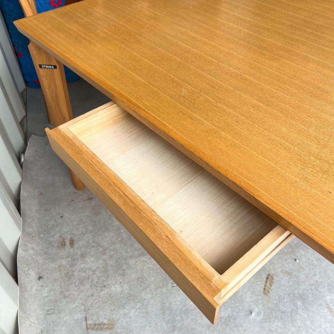 大塚家具 北欧風天然木ナチュラルダイニングテーブル&チェア4脚　ダイニングセット