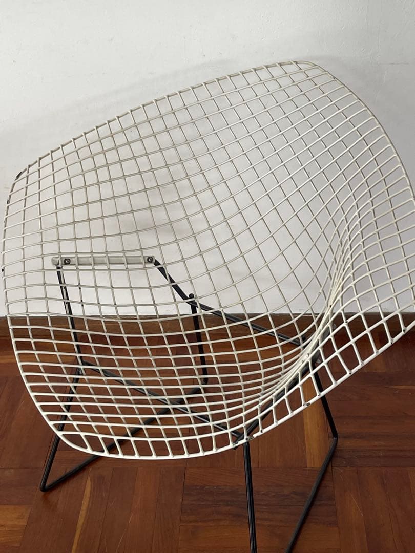 Knoll ヴィンテージ ハリーベルトイア ダイヤモンド チェア シートパット付