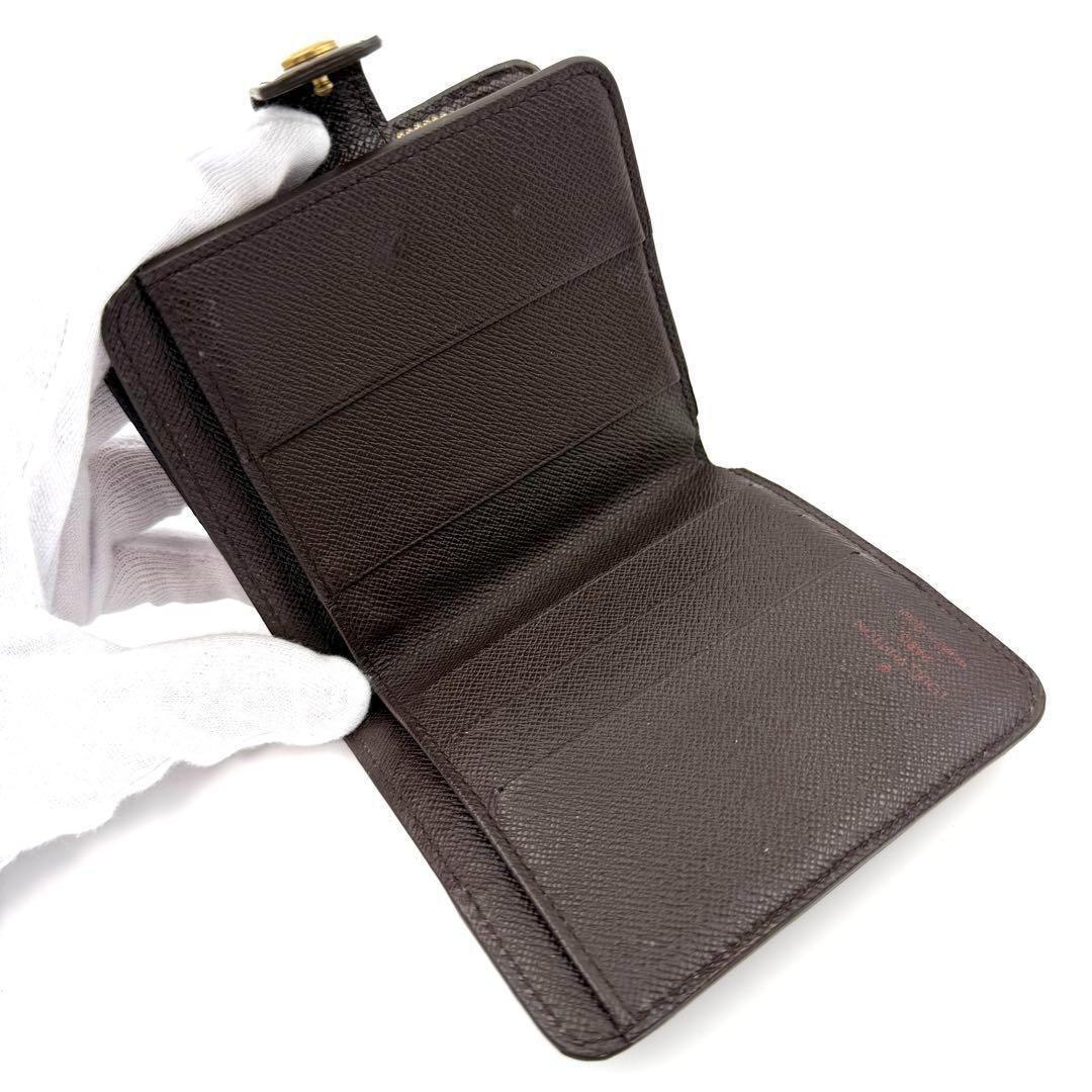 ぽにー様　ルイヴィトン ダミエ コンパクトジップ ラウンドファスナー #230