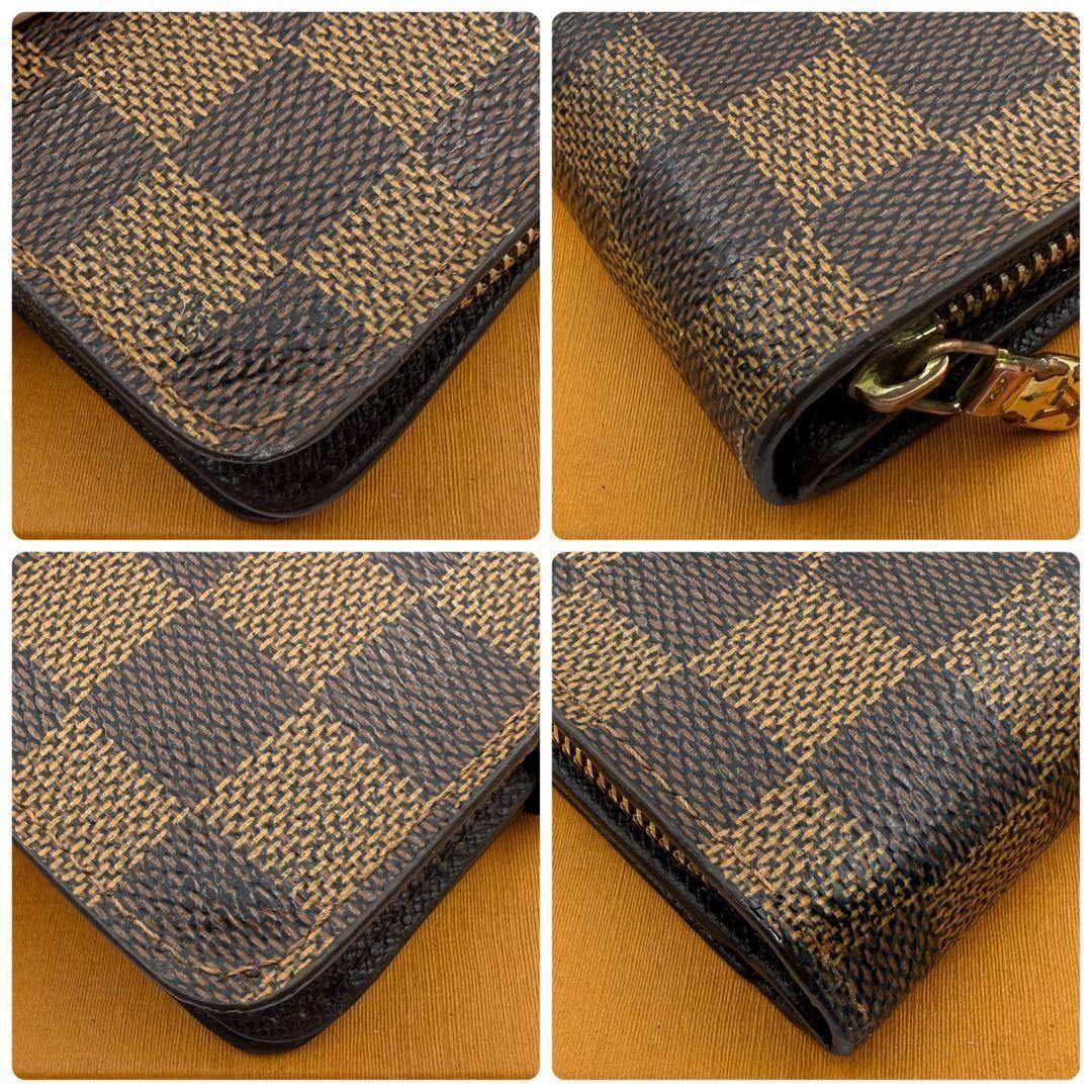 ぽにー様　ルイヴィトン ダミエ コンパクトジップ ラウンドファスナー #230