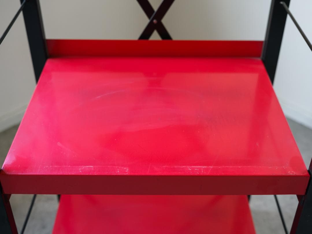 ヴィンテージ 日産 \"PIT WORK\" スチールメタルラック 非売品 什器