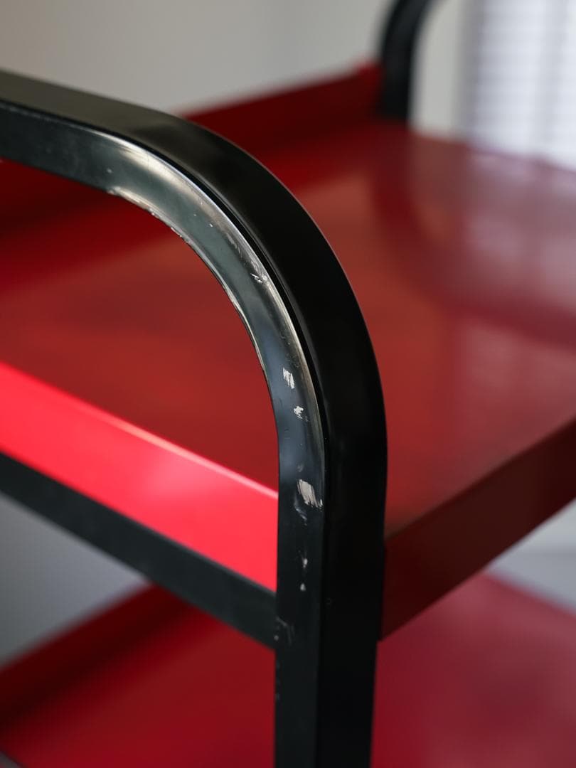 ヴィンテージ 日産 \"PIT WORK\" スチールメタルラック 非売品 什器