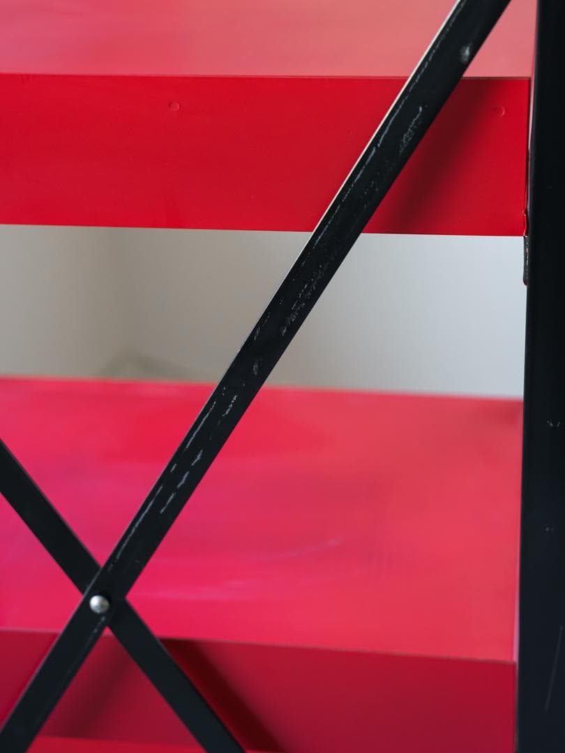 ヴィンテージ 日産 \"PIT WORK\" スチールメタルラック 非売品 什器