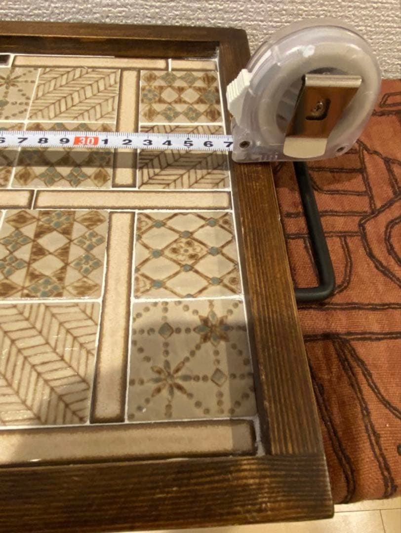 タイルトレー　1枚　 古道具　お盆