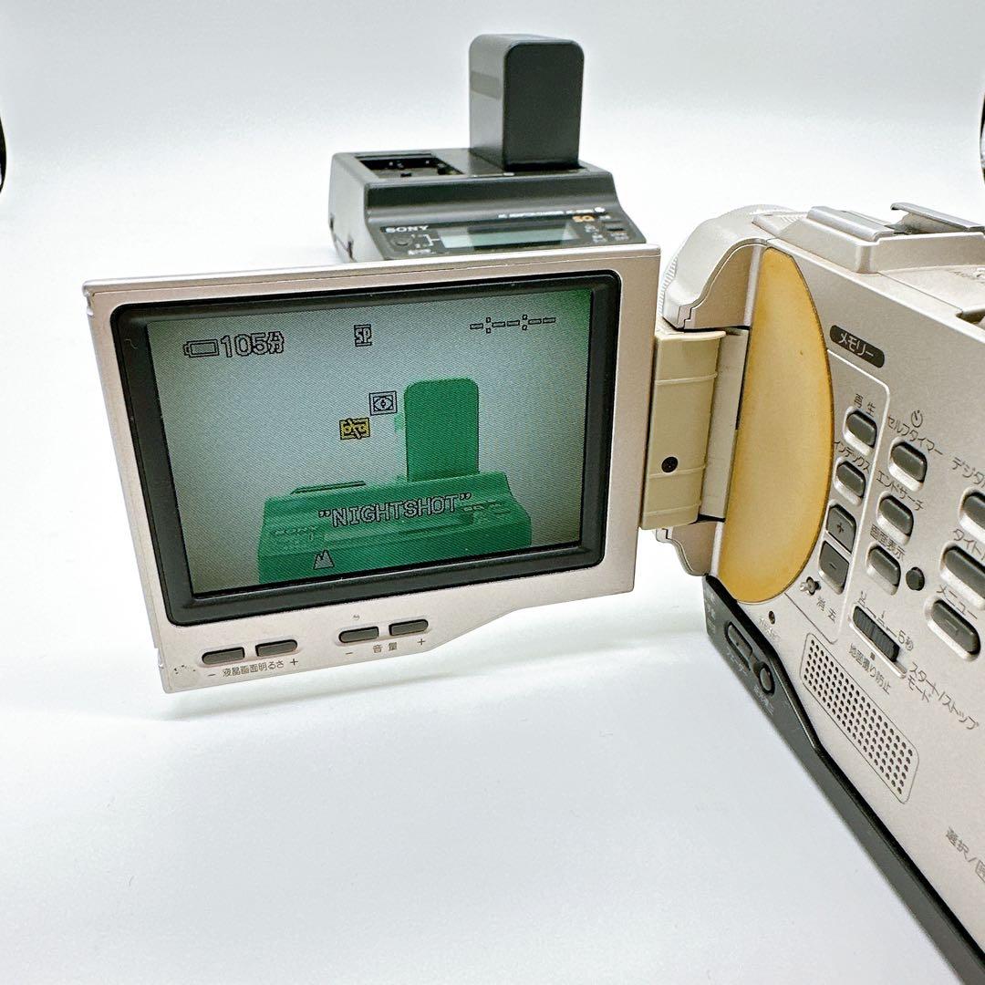 ソニー ビデオカメラDCR-TRV30 miniDV ダビング ミニ 昭和 磁気